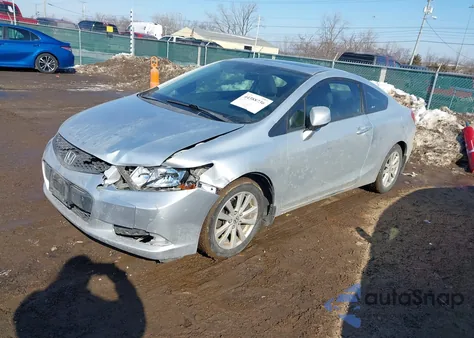 2012 Honda Civic Ex z USA, uszkodzony, nr VIN 2HGFG3B83CH539482